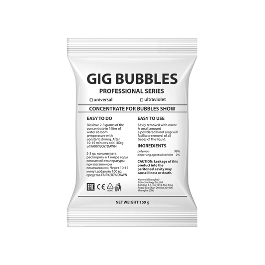 Giant Bubbles Professional Powder for Long-Lasting Bubbles